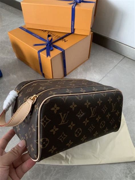 fake louis vuitton dopp kit|Louis Vuitton monogram toiletry bag.